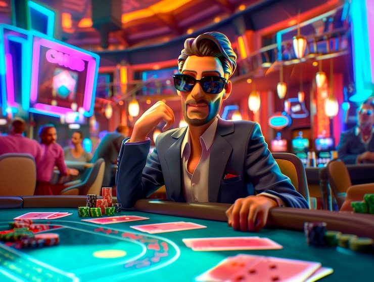 Meja Baccarat langsung di palu88 dengan dealer dan tampilan kartu real-time